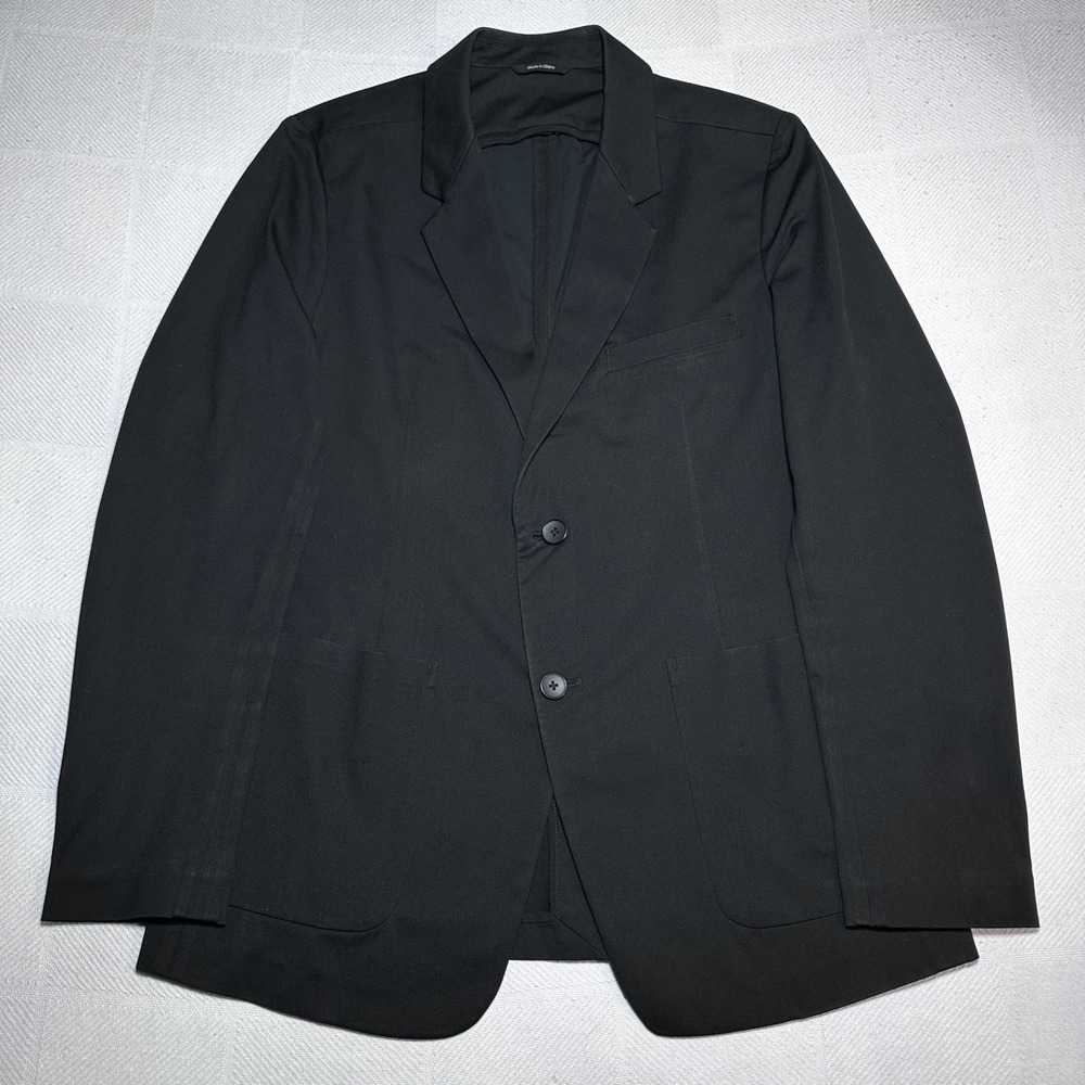 Ministry of Supply Kinetic Chore Blazer Mens Large Primeflex Stretch Tech Black